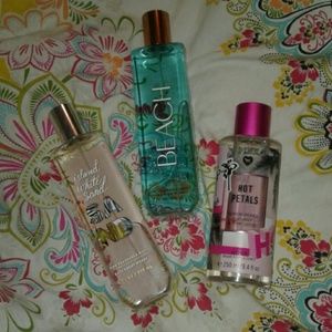 BBW Victoria's Secret Hot Petals Beach Body Mist